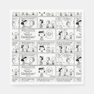 Serviette En Papier Linus raconte Lucy Elle est Crabby