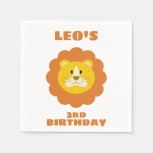 Serviette En Papier Lion