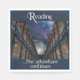 Serviette En Papier Lire ... l'aventure continue napkin