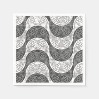 Serviette En Papier Lisbonne Rossio calçada pavé portugais