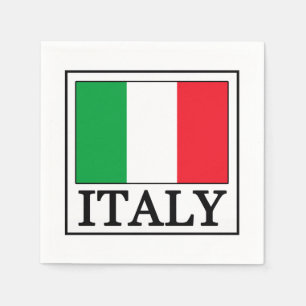 Serviette En Papier L'Italie