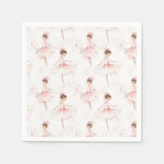 Serviette En Papier Little Ballerina #4 - Fille asiatique