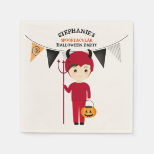 Serviette En Papier Little Devil Halloween Party