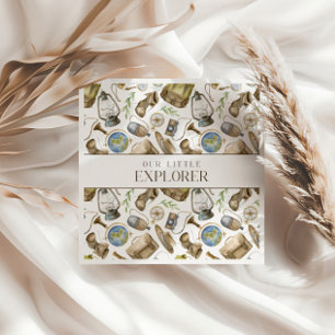 Serviette En Papier Little Explorer Neutral Custom Party