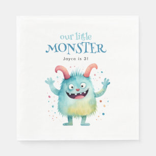 Serviette En Papier Little Monster Anniversaire de enfant Party