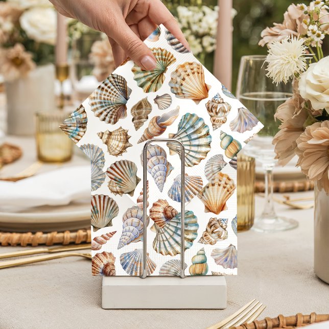 Serviette En Papier Little Pearl Sea You Soon Girl Baby Shower (Créateur téléchargé)