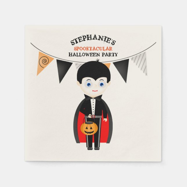 Serviette En Papier Little Vampire Halloween (Devant)