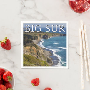Serviette En Papier Littoral de Big Sur Californie