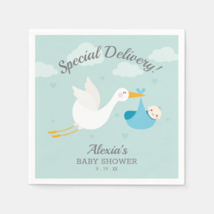 Serviette En Papier Livraison spéciale Baby shower garçon serviettes