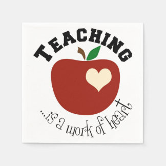 Serviette En Papier Livre blanc de l'enseignant de l'école