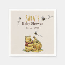 Livre classique Baby shower d'ours papier serviett