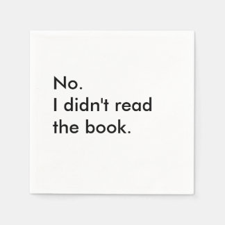 Serviette En Papier Livre Club Cocktail Napkins