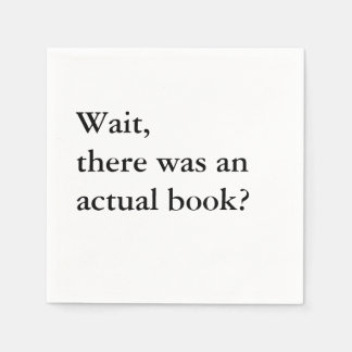 Serviette En Papier Livre Club Cocktail serviettes - Attendre