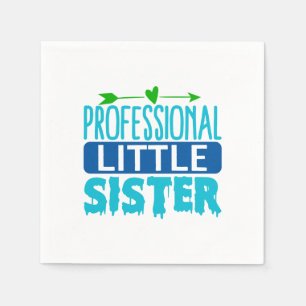 Serviette En Papier Livre de peinture bleu petite soeur professionnell