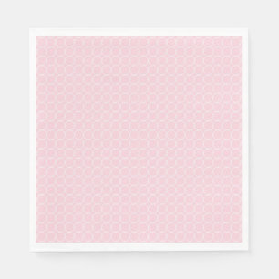 Serviette En Papier Livre géographique rose et blanc