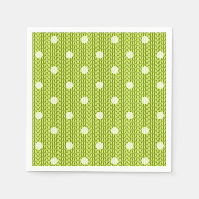 Serviette En Papier Livre vert Dotty Delight (Devant)
