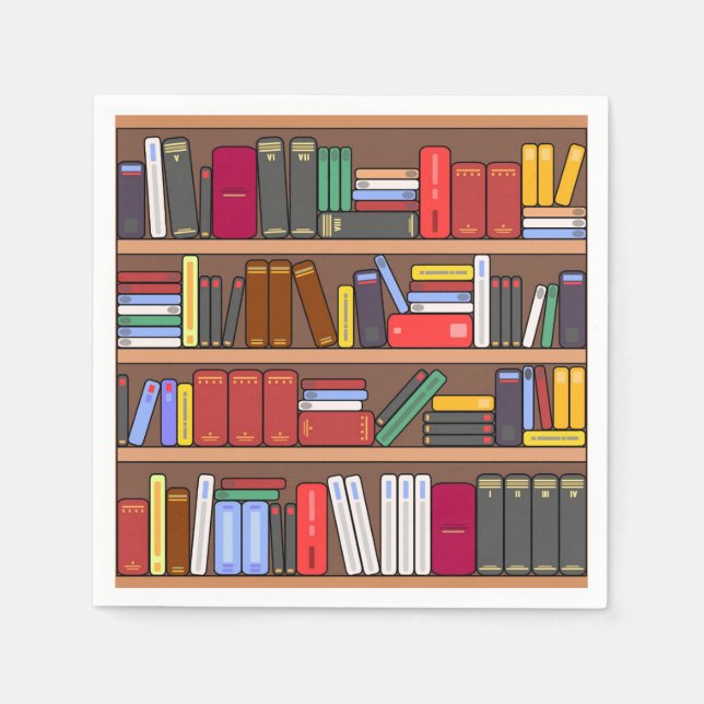 Serviette En Papier Livres Papier (Devant)