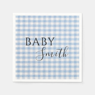 Serviette En Papier Livres pour bébé Q Baby shower Barbecue Boy Blue