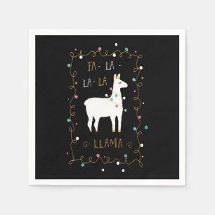 Serviette En Papier Llama Gift   Llama Sing Funny