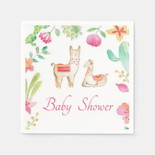 Serviette En Papier Llamas Boho