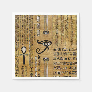 Serviette En Papier L'OEil égyptien de Horus - Ornement de Wadjet