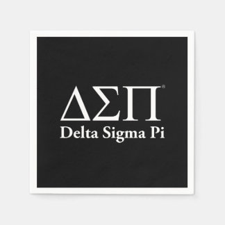 Serviette En Papier Logo Classique Delta Sigma Pi