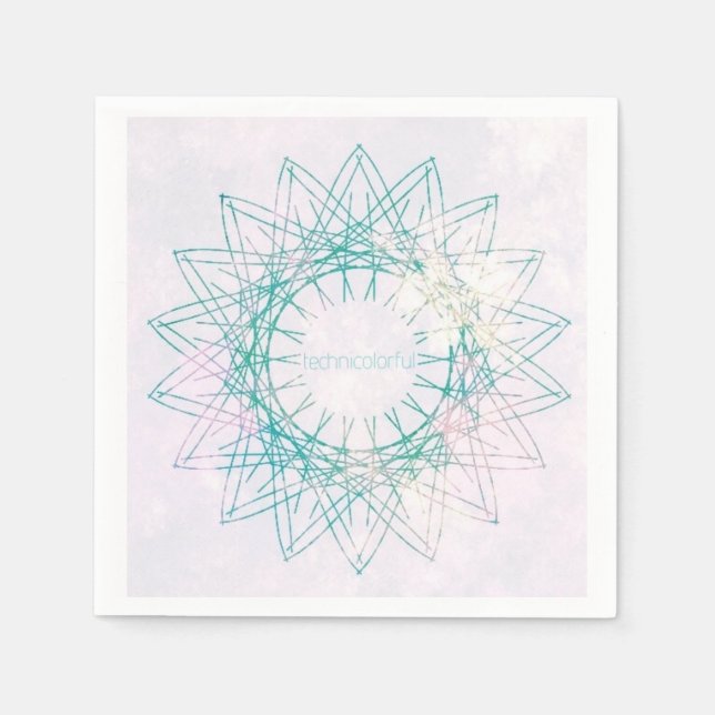 Serviette En Papier Logo Cocktail serviettes (Devant)