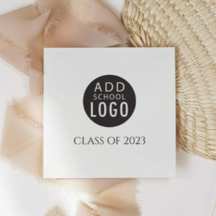 Serviette En Papier Logo de l'école personnalisée Classe de la fête de