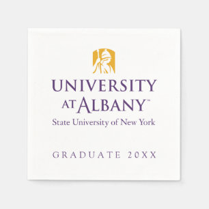Serviette En Papier Logo de l'Université d'Albany