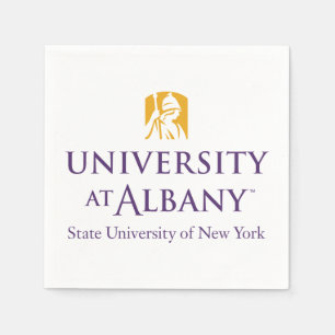Serviette En Papier Logo de l'Université d'Albany