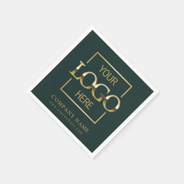Serviette En Papier Logo de société simple Fournitures de fête d'affai (Coin)