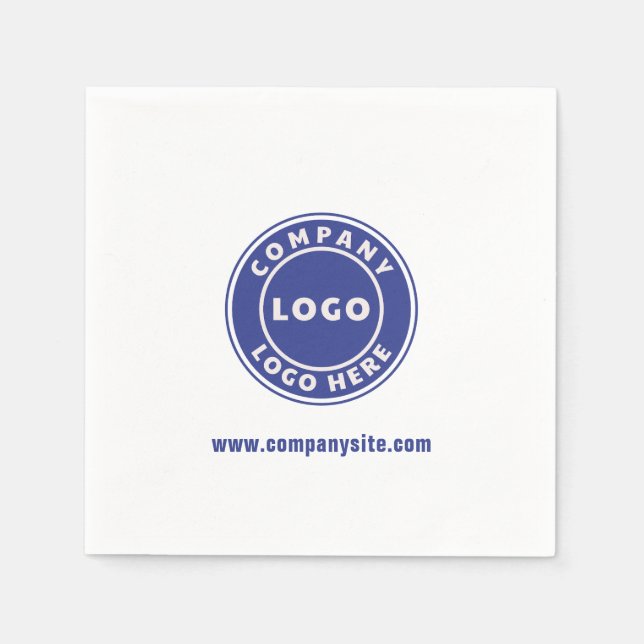 Serviette En Papier Logo d'entreprise correspondant Événements annuels (Devant)