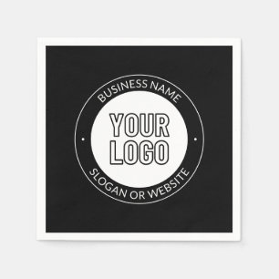 Serviette En Papier Logo d'entreprise ou Modèle de texte de conception