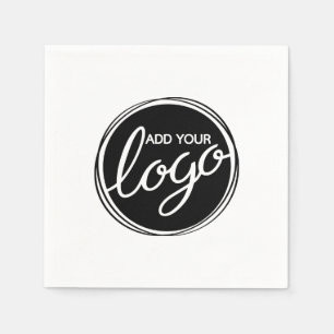 Serviette En Papier Logo d'entreprise personnalisé