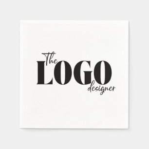 Serviette En Papier Logo d'entreprise personnalisé en gros pour les so