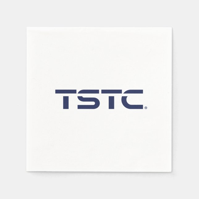 Serviette En Papier Logo du bloc du TSTC (Devant)