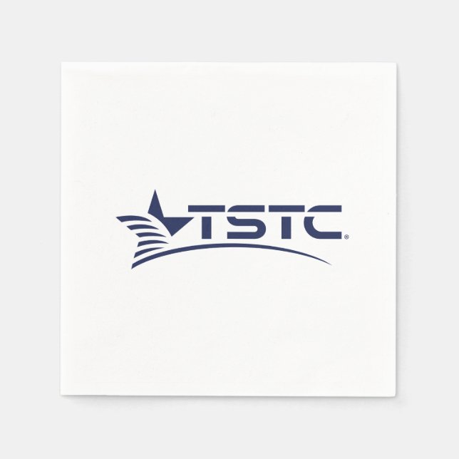 Serviette En Papier Logo du Texas State Technical College (Devant)