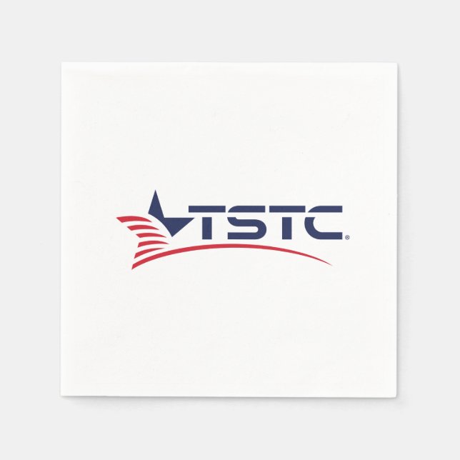 Serviette En Papier Logo du Texas State Technical College (Devant)