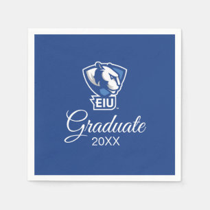 Serviette En Papier Logo Eastern Illinois University Panthers