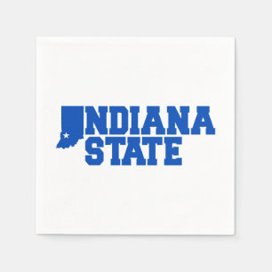 Serviette En Papier Logo Indiana State