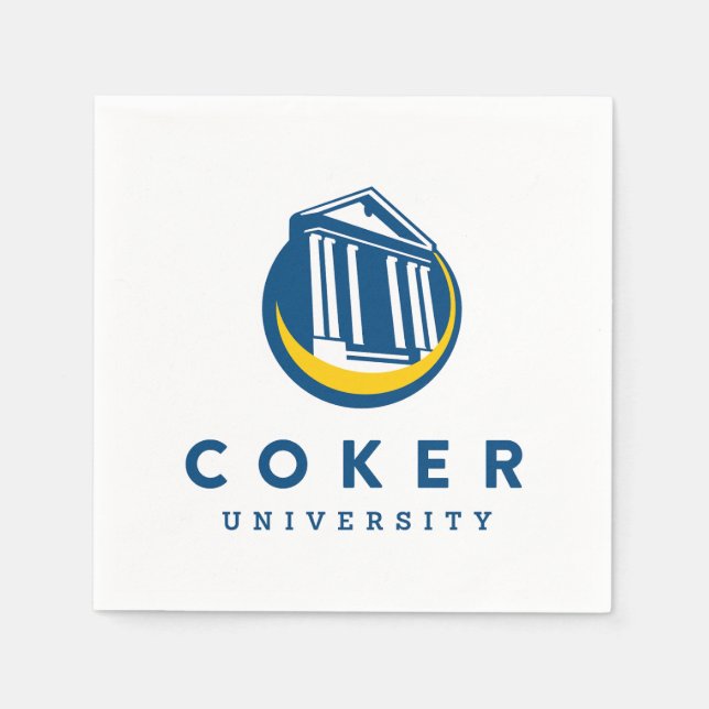 Serviette En Papier Logo officiel de l'Université Coker (Devant)