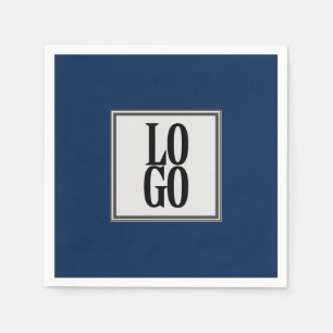 Serviette En Papier Logo personnalisé d'entreprise ou de société sur f