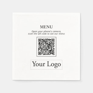 Serviette En Papier Logo simple pour entreprise & Serviettes de table 