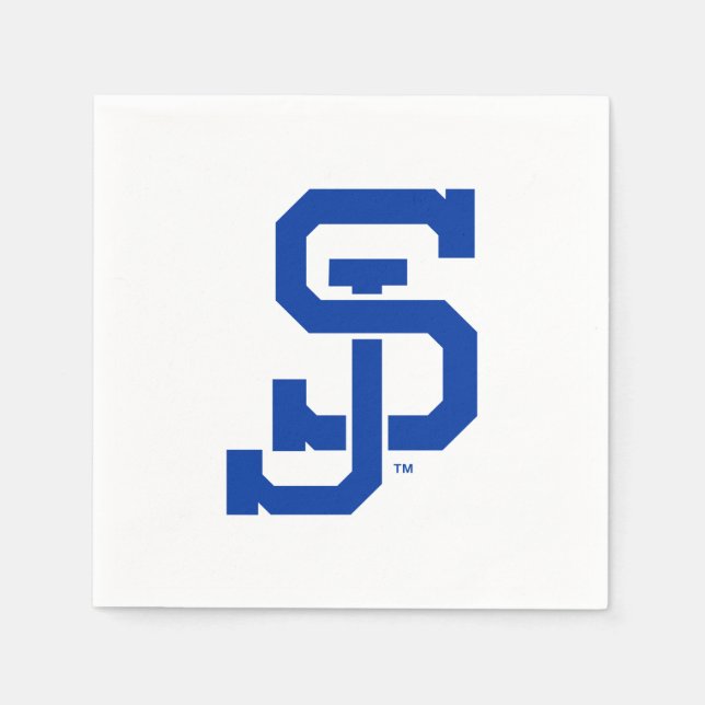 Serviette En Papier Logo SJ Spartans (Devant)