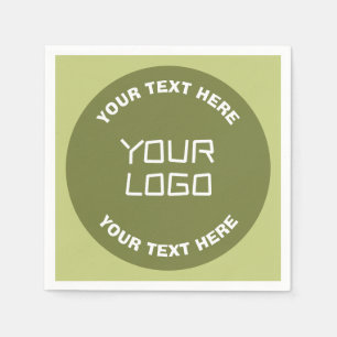 Serviette En Papier Logo téléchargé ou design & texte modifiable Toute