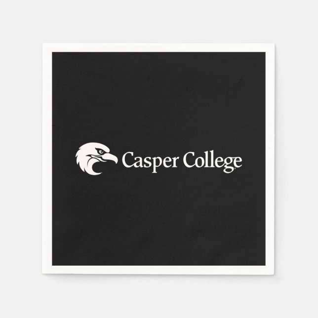 Serviette En Papier Logo texte du Collège Casper (Devant)