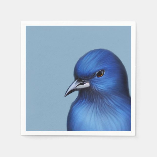 Serviette En Papier L'oiseau bleu (Devant)