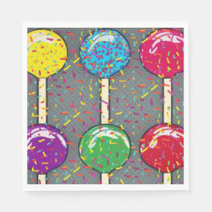 Serviette En Papier Lollipop Love