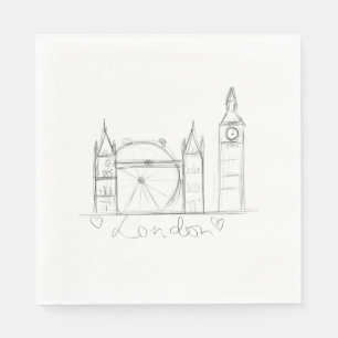 Serviette En Papier Londres