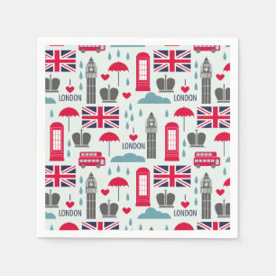Serviette En Papier Londres, Angleterre Napkins